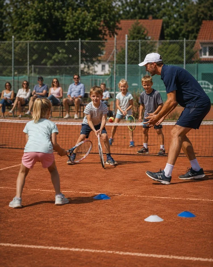 Modernes Kindertennis