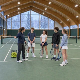 Jugendtennis im Winter: Mitgliederrekorde bezahlen keine Hallenstunde