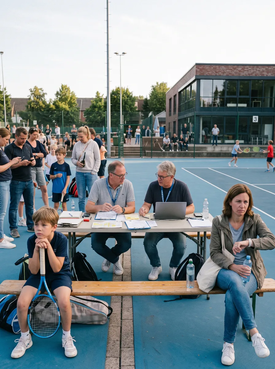 Organisation und Spielbetrieb auf einer Tennisanlage