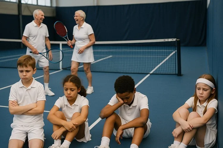 „Kinder warten draußen – Senioren blockieren die Hallen“