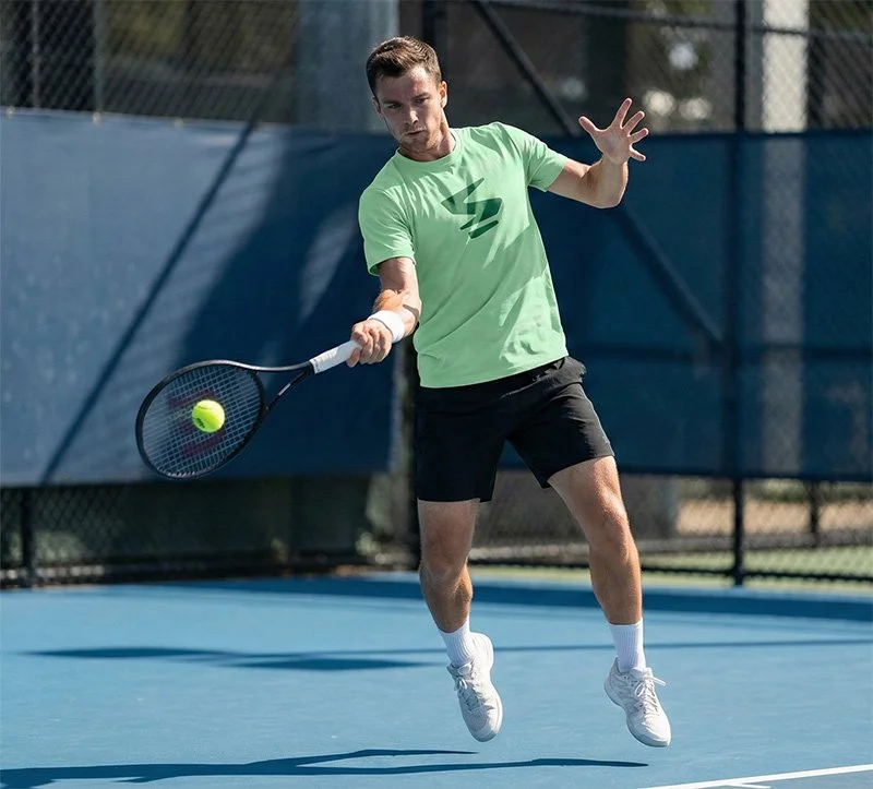 Spin im Tennis aufbauen