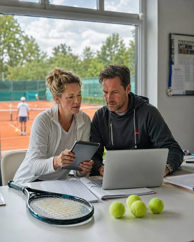 Die unsichtbare Schaltzentrale des Tennis
