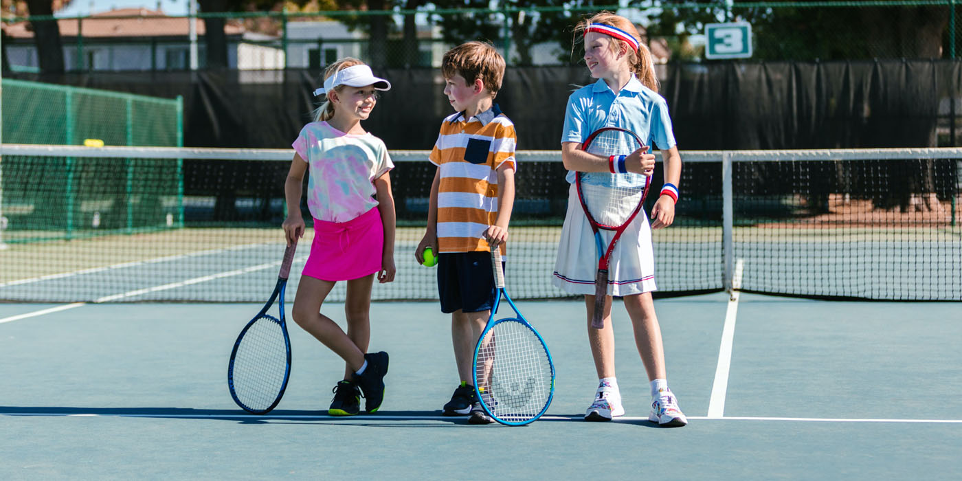 Tennistraining bei Kindern