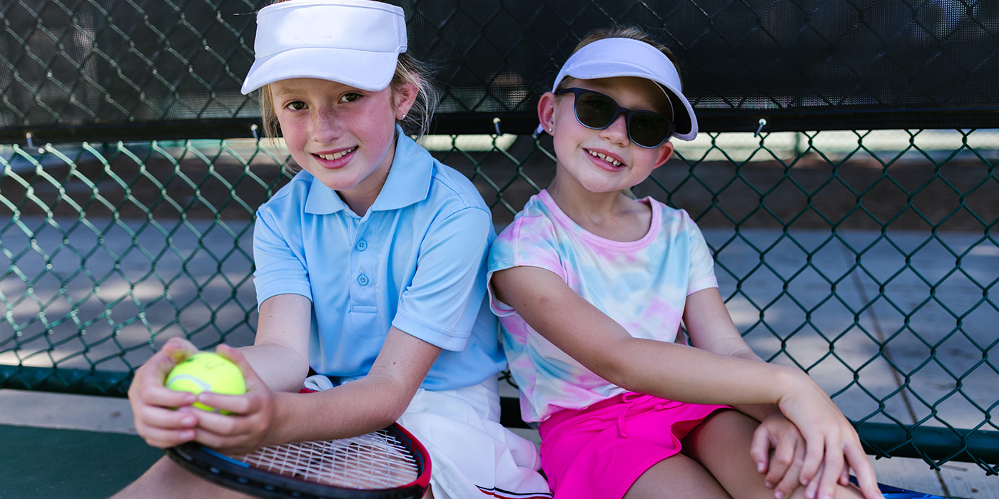 Tennistraining bei Kindern