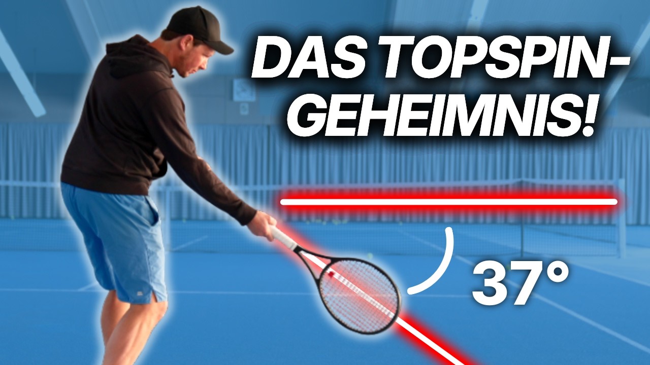 Sven Bendlin demonstriert Topspin-Vorhand auf dem Tennisplatz