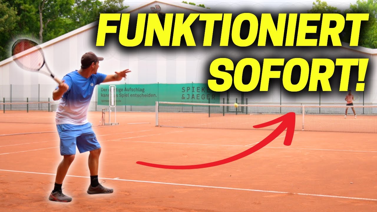 Sven Bendlin demonstriert Taktisches Denken auf dem Tennisplatz