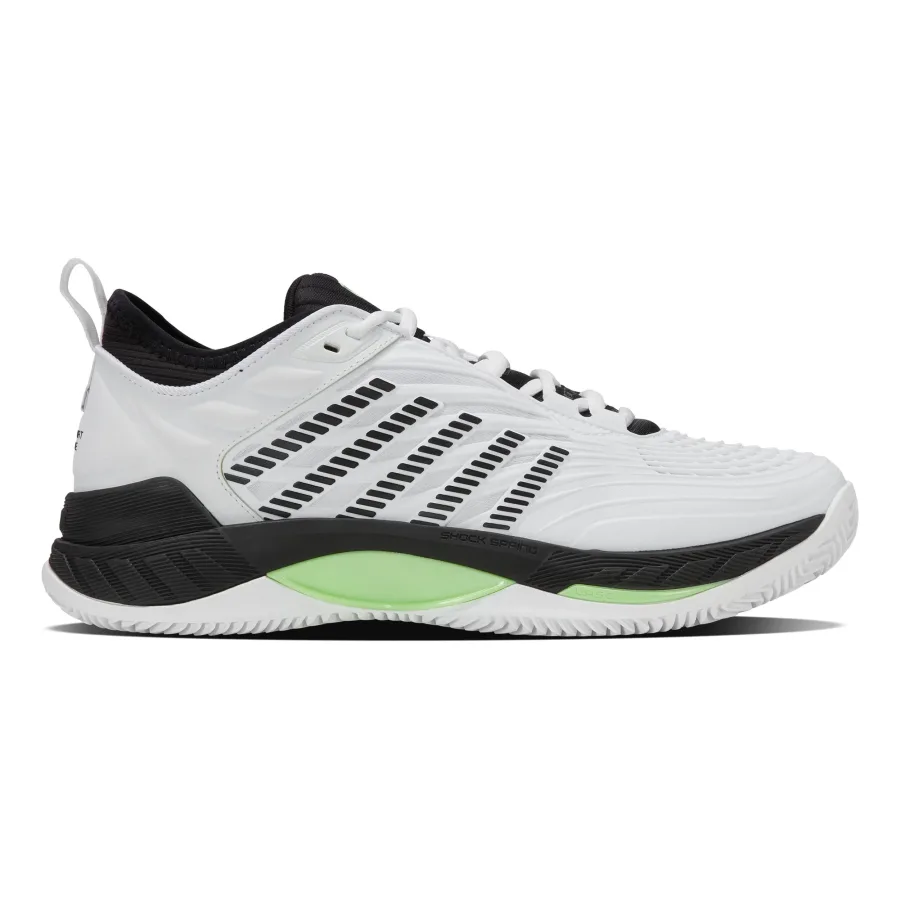 K-Swiss Hypercourt Supreme 2 Sandplatzschuh Herren-Weiß,Grün