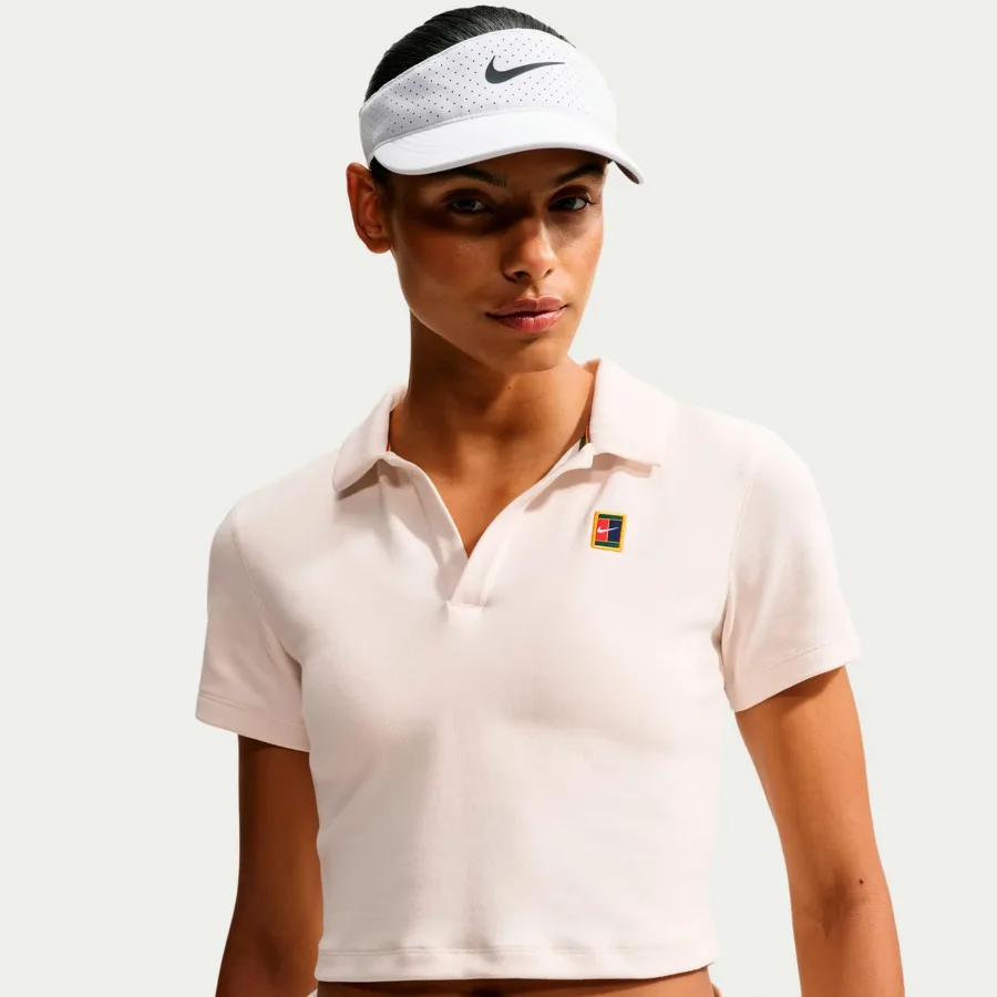 Nike Nike Court Heritage Crop Polo Damen