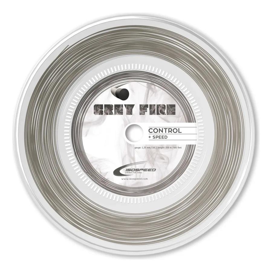Isospeed Grey Fire Saitenrolle 200m-Grau