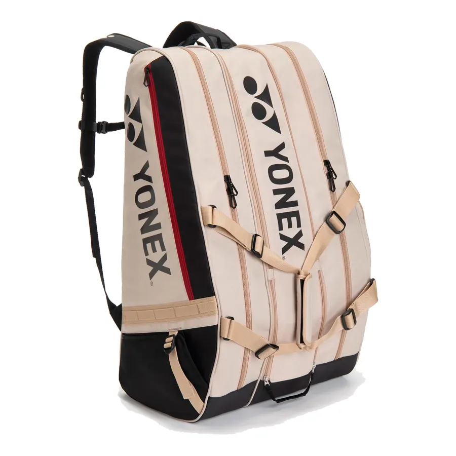 Yonex Gearlogic Raquet Bag Schlägertasche -beige, schwarz