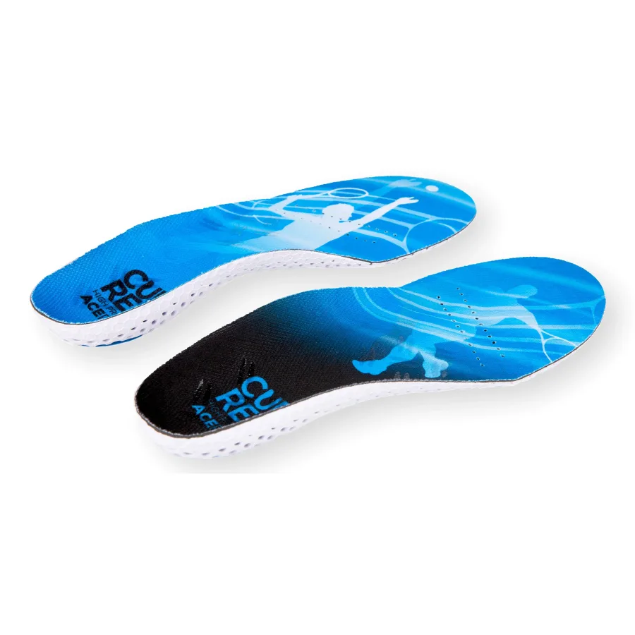 CURREX AcePro High Einlegesohle-Hellblau,Schwarz