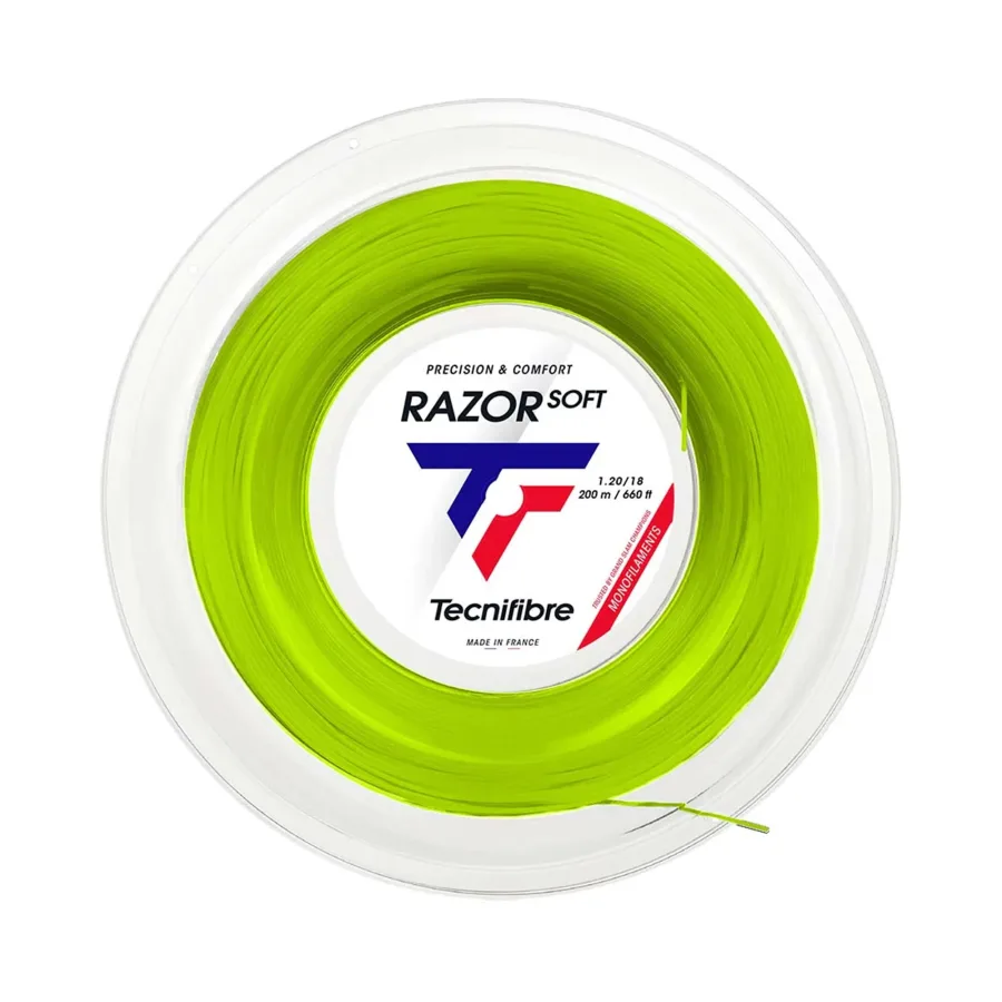 Tecnifibre Razor Soft 200m Saitenrolle-Limette