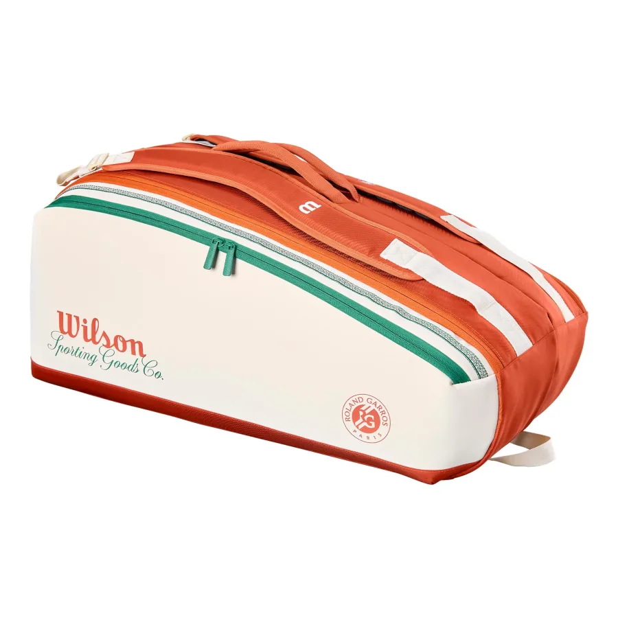 Wilson Tour Team Roland Garros Schlägertasche 9er - creme