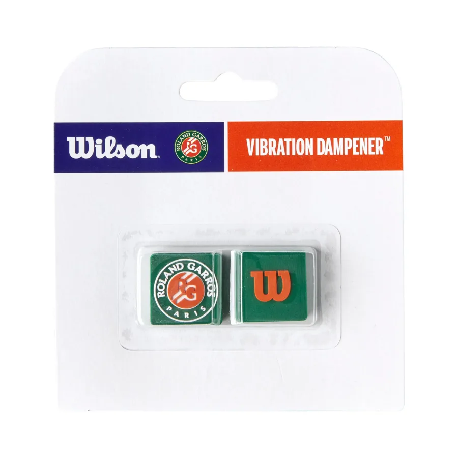 Wilson Roland Garros 2025 Dämpfer 2er Pack-Grün,Rot