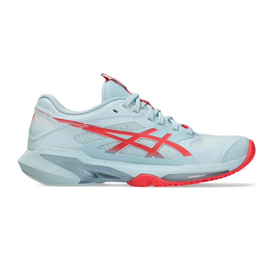 ASICS Solution Speed FF 4 Allcourtschuh Damen - hellblau, neonpink