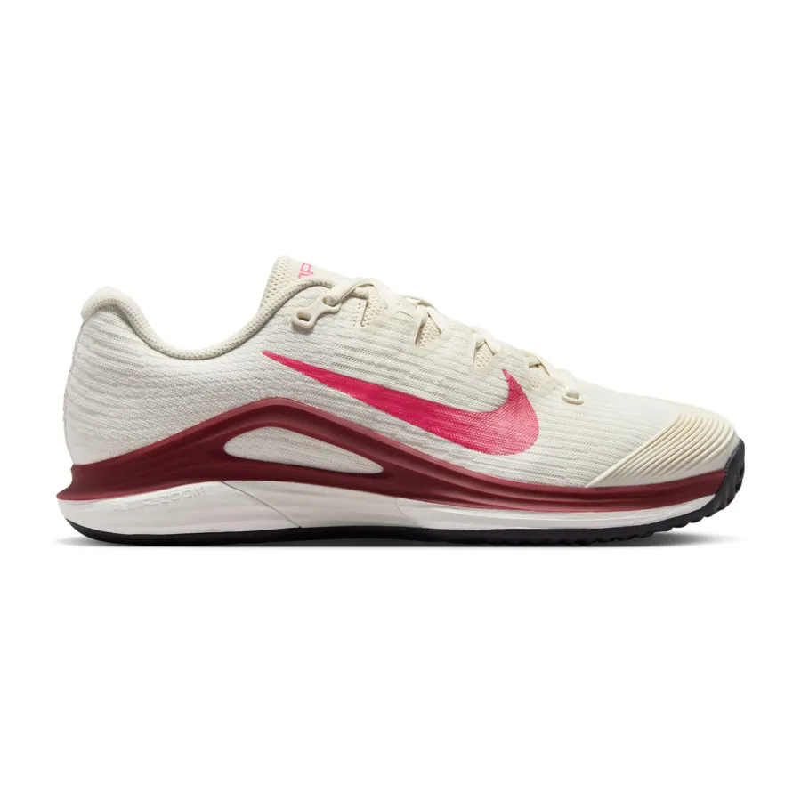 Nike Vapor 12 Sandplatzschuh Damen-creme, rot