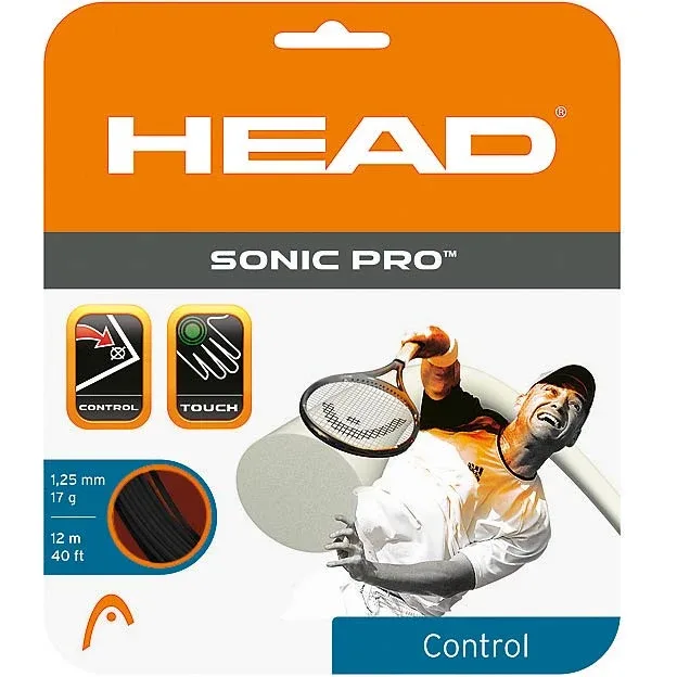 HEAD Sonic Pro Saitenset 12m-Schwarz