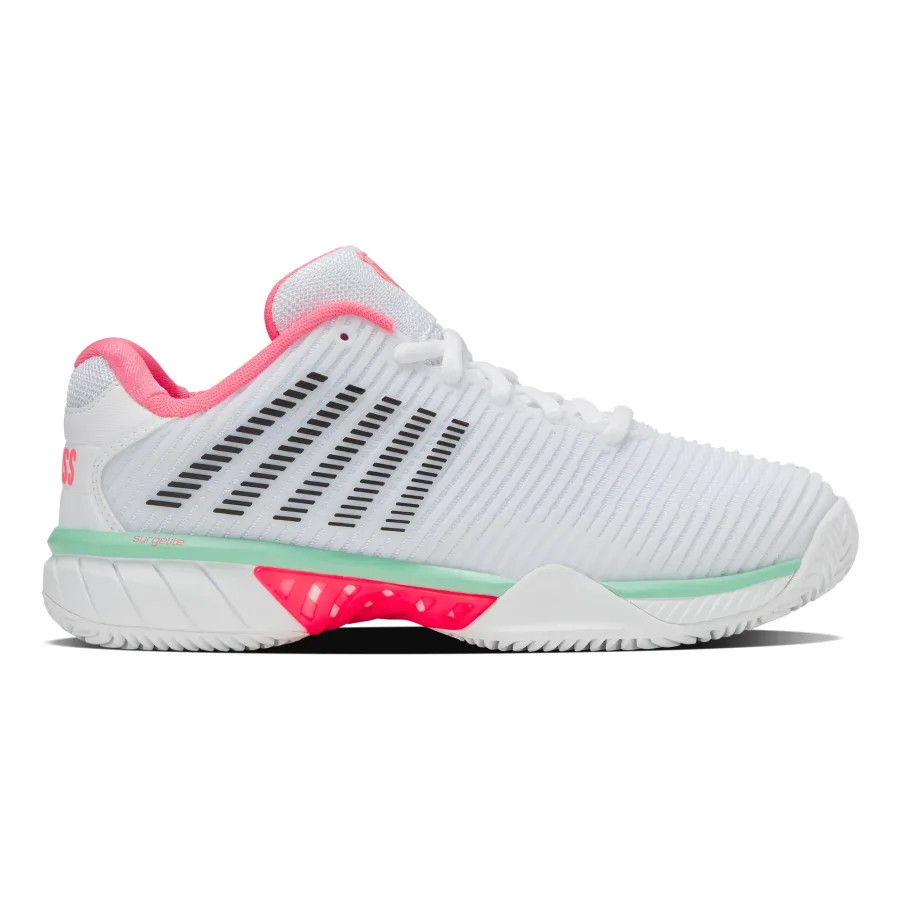 K-Swiss Hypercourt Express 2 Sandplatzschuh Damen-Weiß,Mehrfarbig