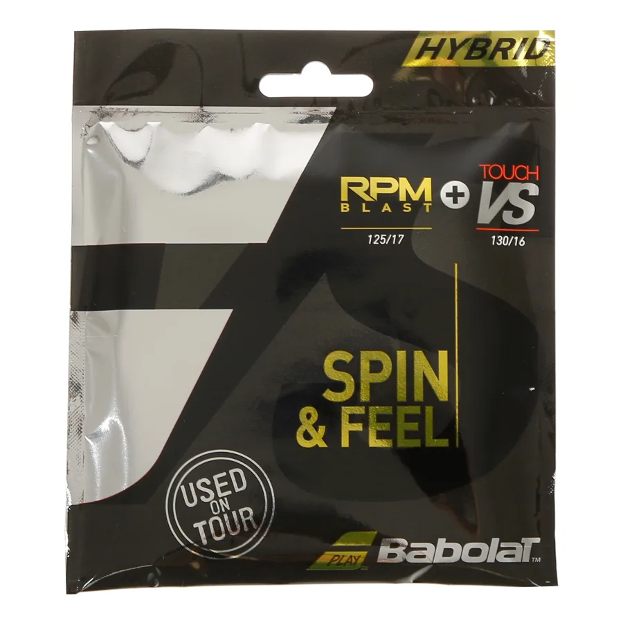 Babolat Babolat RPM Blast 125 + Touch VS 130 Saitenset - Schwarz