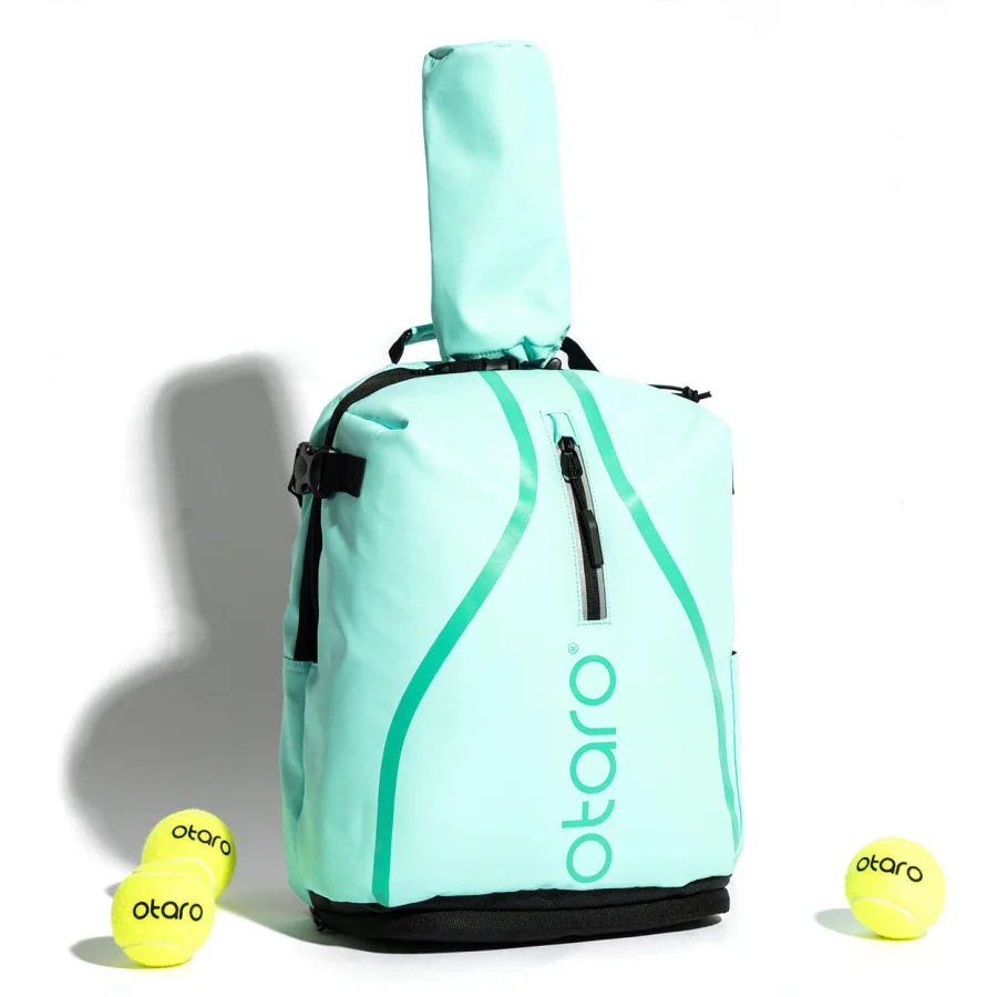 OTARO Kinder Tennisrucksack mit Schuhfach | Kids 19L - Mintgrün