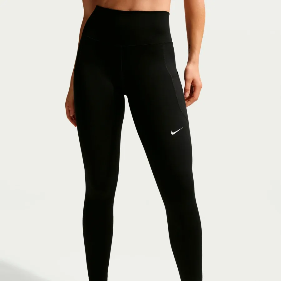 Nike Dri-FIT One High Rise 7/8 Tight Damen-schwarz, weiß