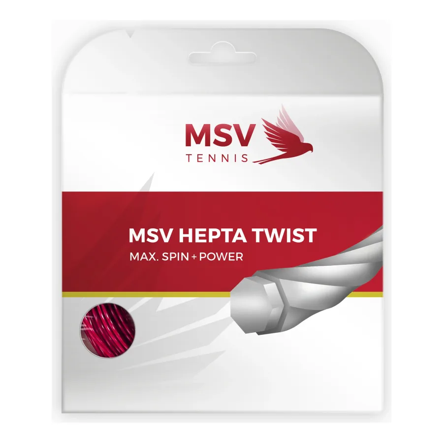 MSV Hepta-Twist Saitenset 12m-Rot
