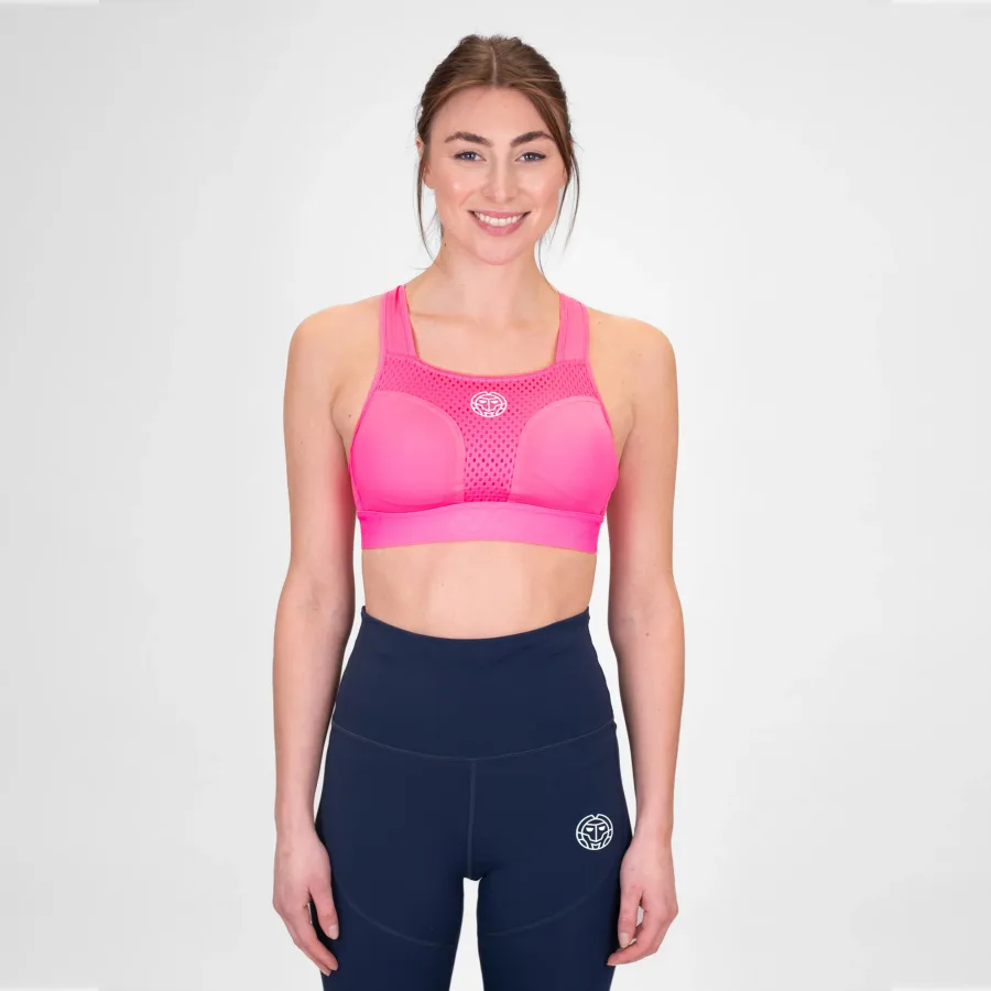 BIDI BADU Crew High Support Sport-BH Damen-Pink