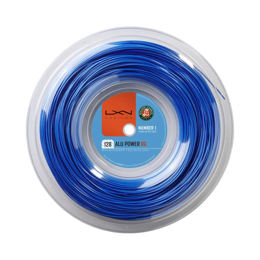 Luxilon Alu Power Roland Garros Saitenrolle 200m - blau