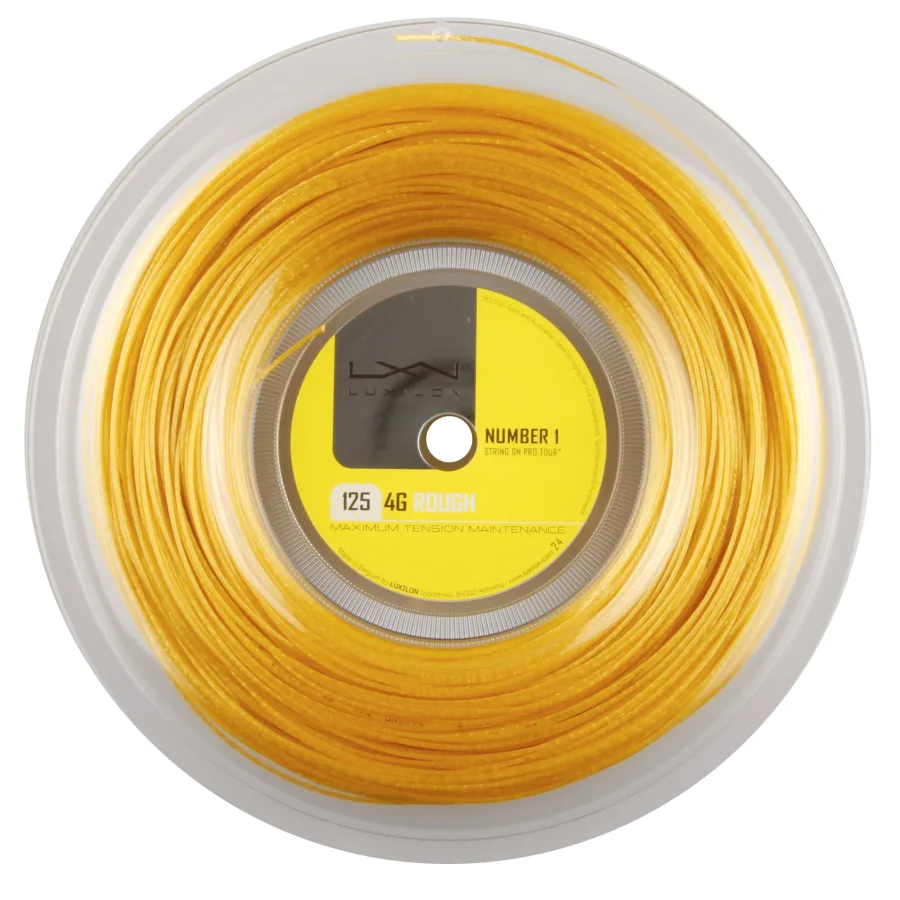 Luxilon 4G Rough Saitenrolle 200m-Gold
