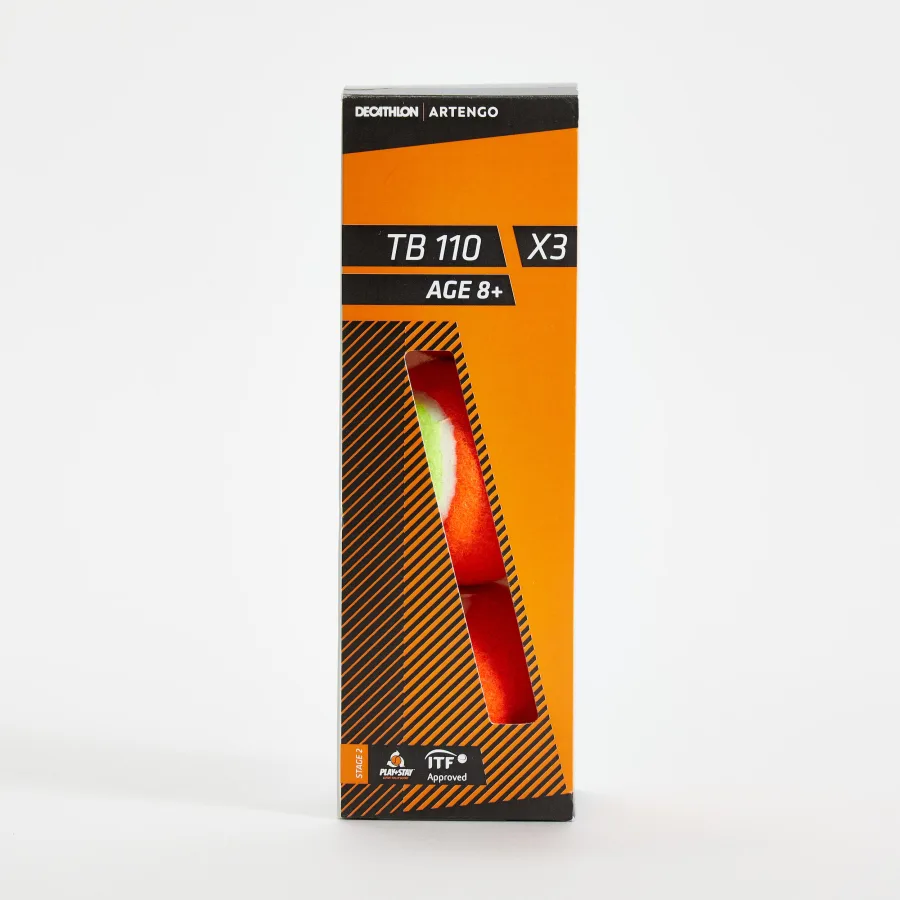 Artengo Tennisbälle - TB110 x3 orange