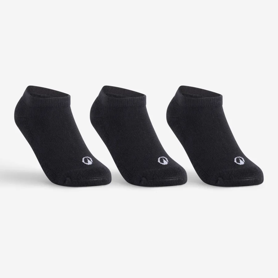 Decathlon Kinder Tennissocken Low 3er-Pack - RS 100 schwarz
