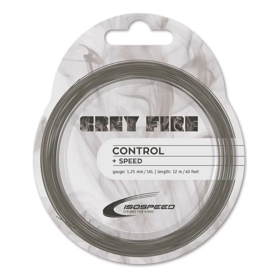 Isospeed Grey Fire Saitenset 12m-Grau