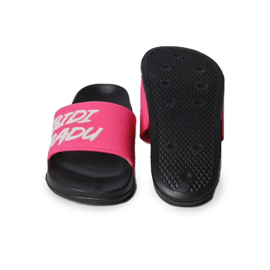 BIDI BADU Beach Doctor Badelatschen Damen-Pink,Schwarz