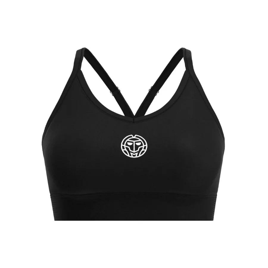 BIDI BADU Crew Low Support Strappy Sport-BH Damen-Schwarz