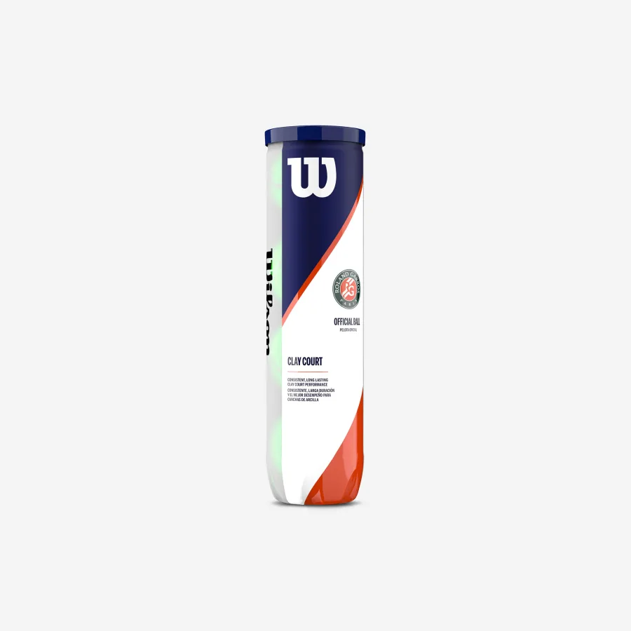Wilson Tennisbälle - Roland Garros Clay Control 4er-Dose