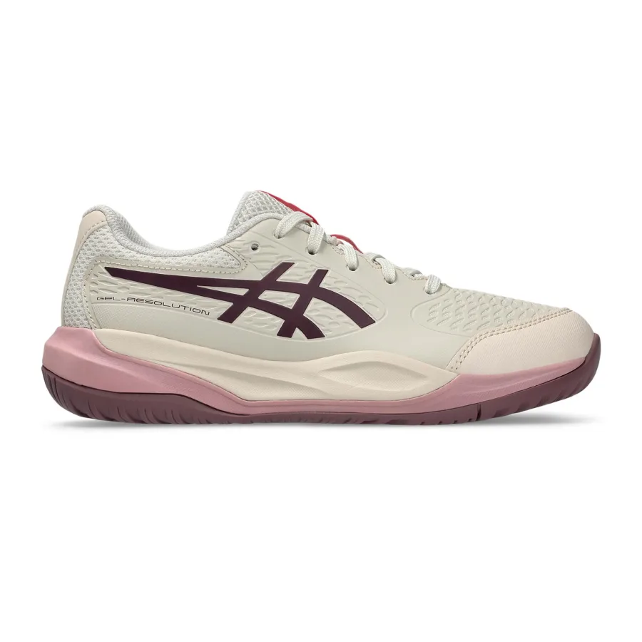 ASICS Gel-Resolution X GS Allcourtschuh Kinder - creme, lila