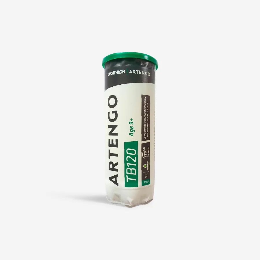 Artengo Tennisbälle - mit Druck TB120 3er-Dose Wettkampf Kinder