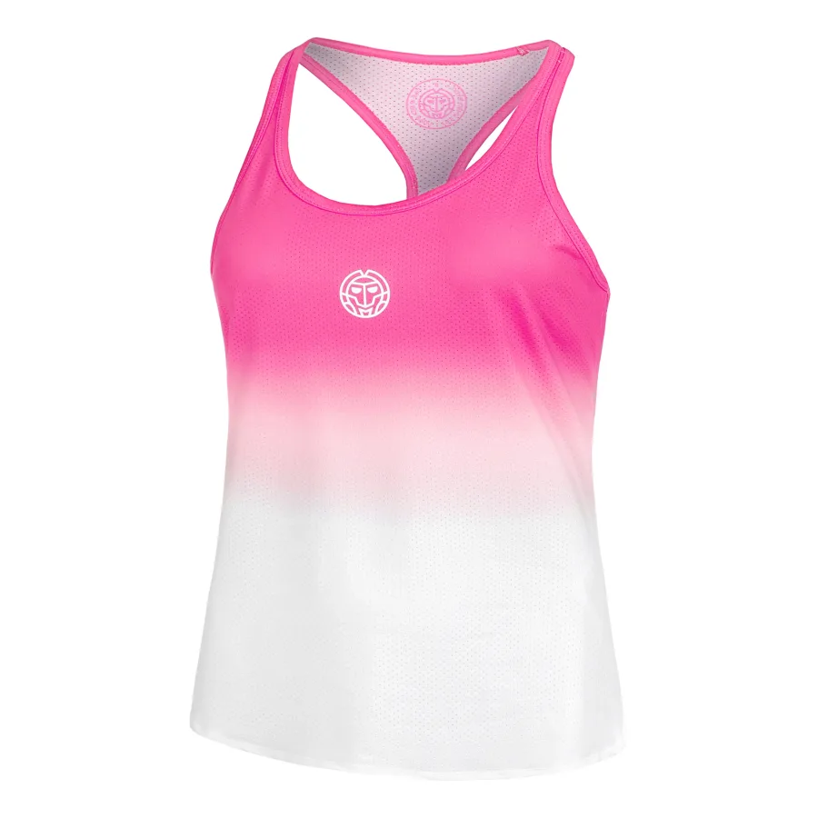 BIDI BADU BIDI BADU Crew Gradiant Tank - Top Damen Pink, Weiß