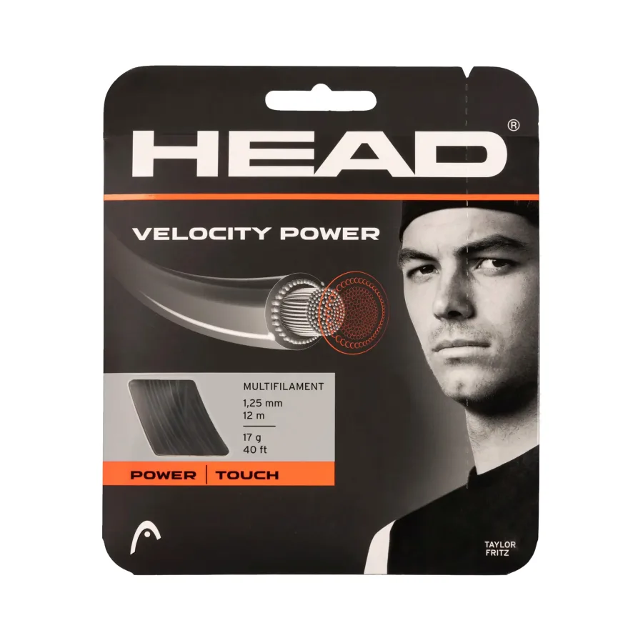 HEAD Velocity MLT Power Saitenset 12m - schwarz