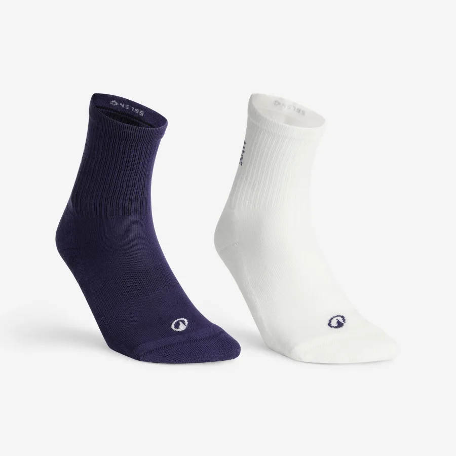 Decathlon Tennissocken High 2er Pack - RS300 Sonderedition weiß/violett