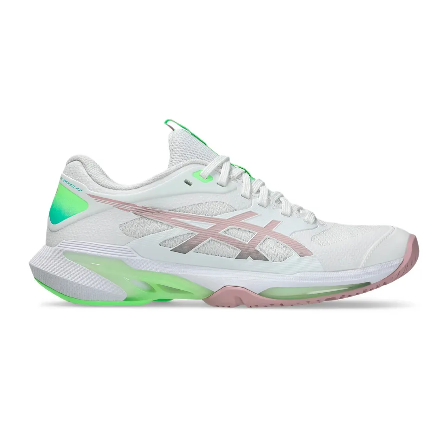 ASICS Solution Speed FF 4 Allcourtschuh Damen - weiß, rosa