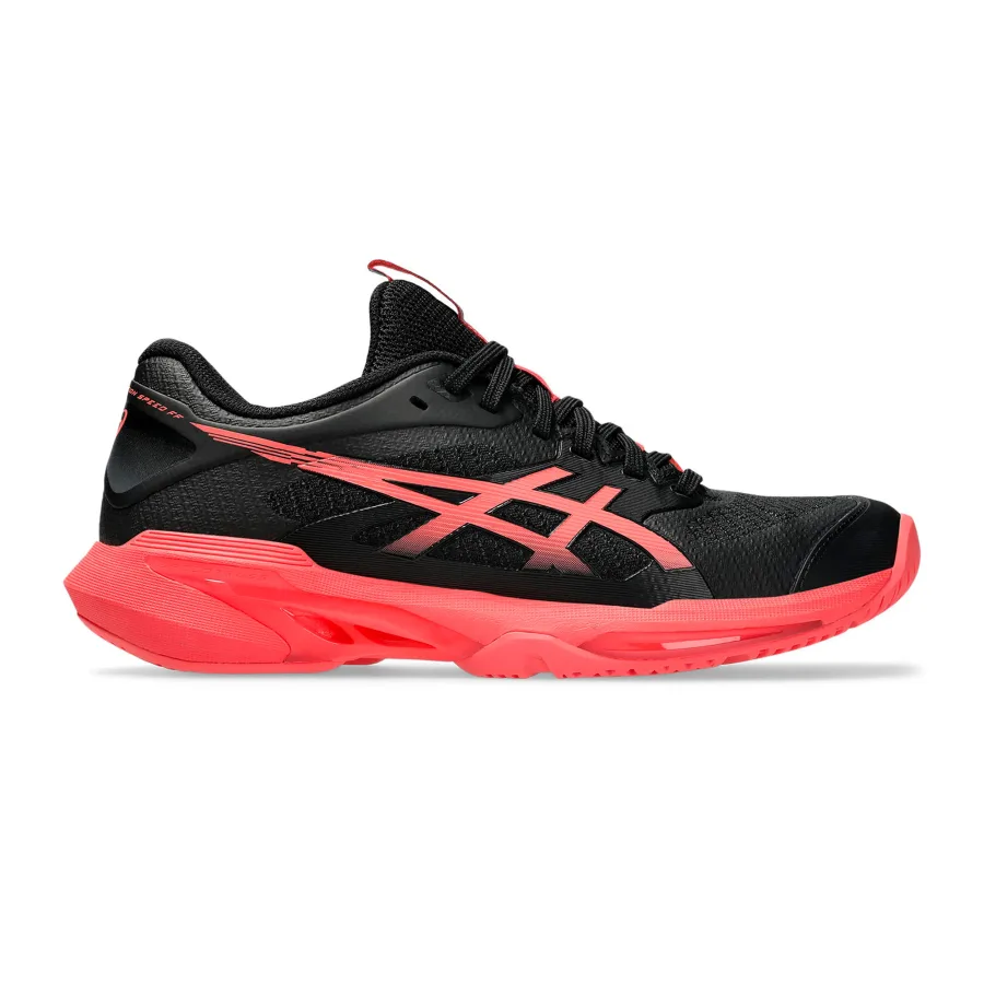 ASICS Solution Speed FF 4 Allcourtschuh Damen - schwarz, neonpink