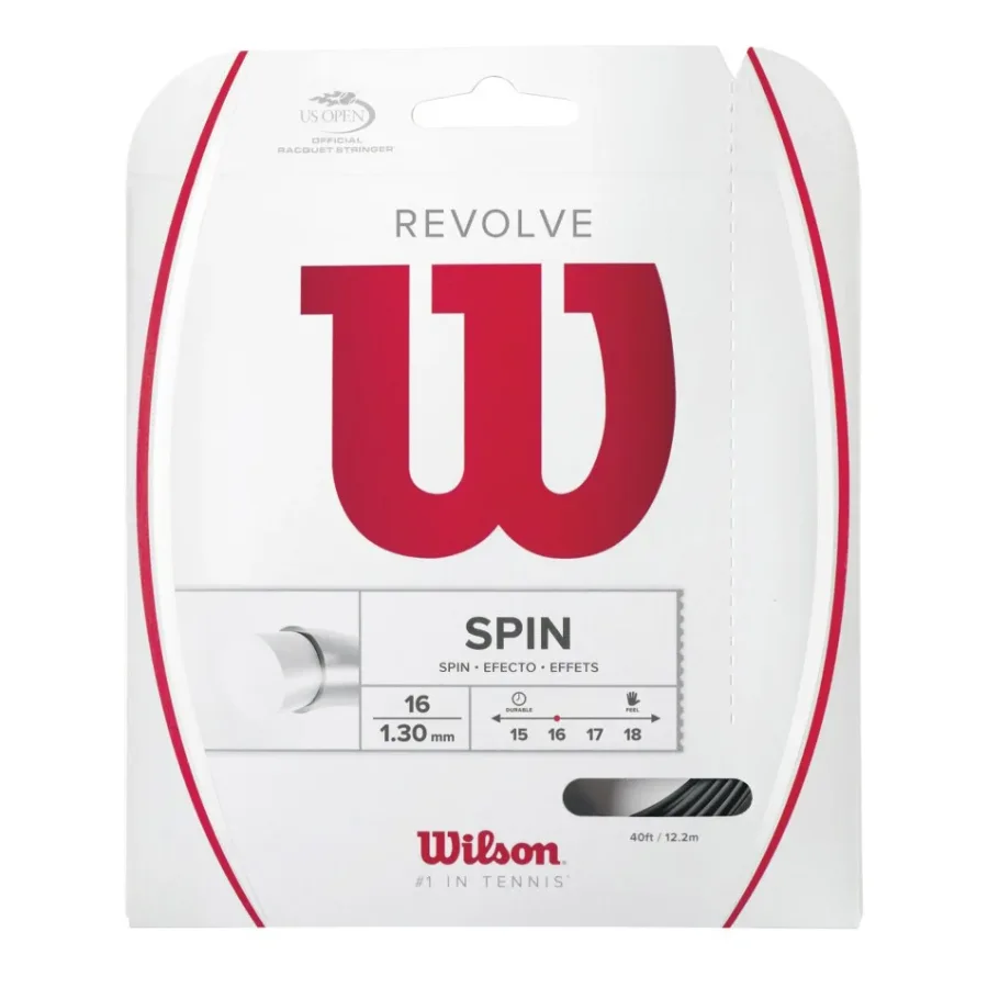 Wilson Revolve Saitenset 12,2m-Schwarz
