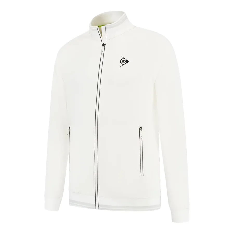 Dunlop Club Knitted Trainingsjacke Herren-Weiß