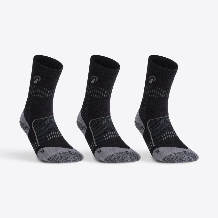 Decathlon Tennissocken High 3er-Pack - RS 900 schwarz/grau