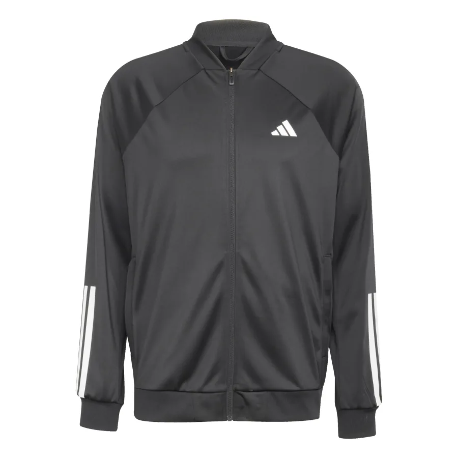 adidas 3Stripes Knit Trainingsjacke Herren - schwarz, weiß