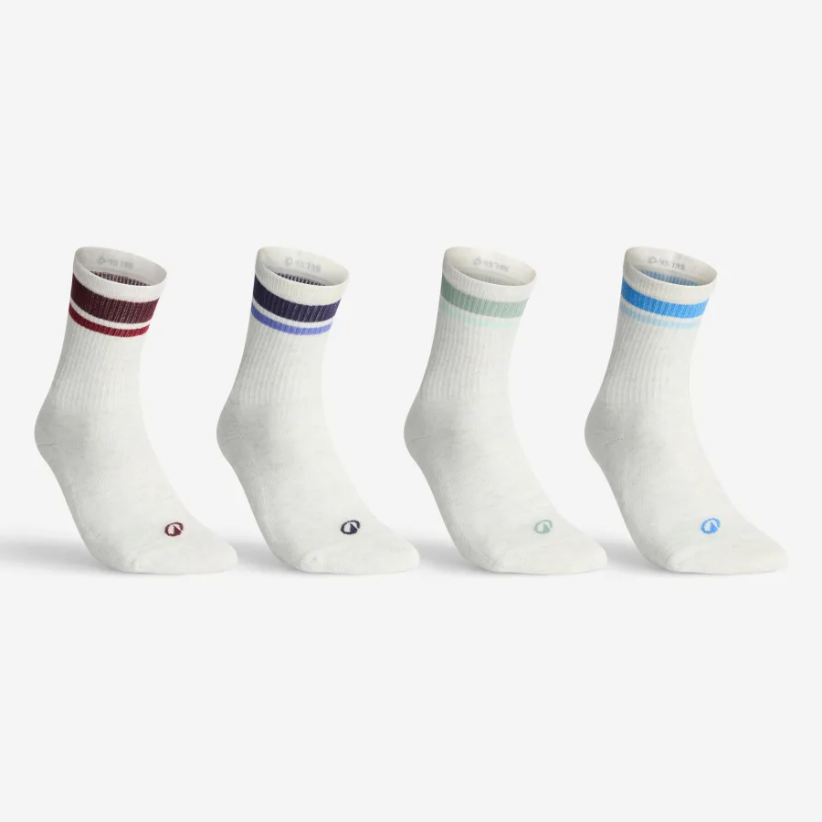 Decathlon Tennissocken High 4er Pack - RS300 weiß