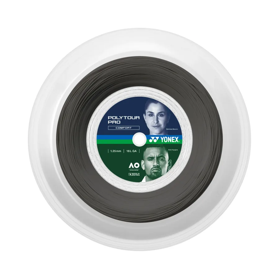 Yonex Poly Tour Pro Saitenrolle 200m - schwarz