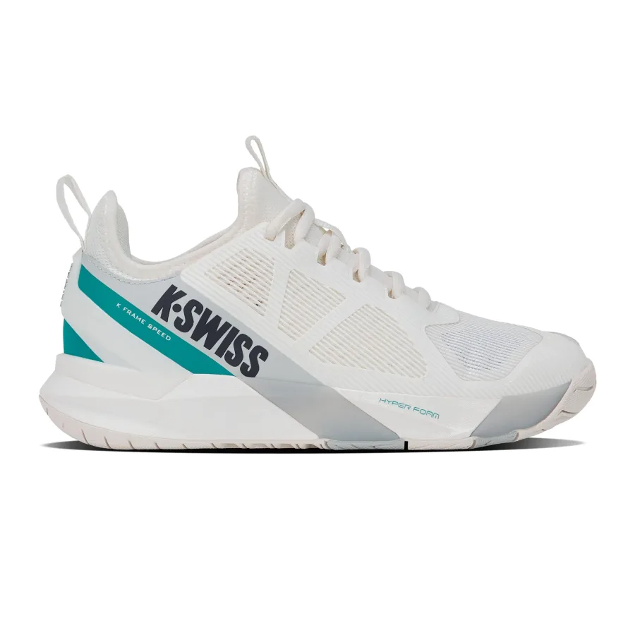 K-Swiss K-Frame Speed Allcourtschuh Damen - weiß, türkis