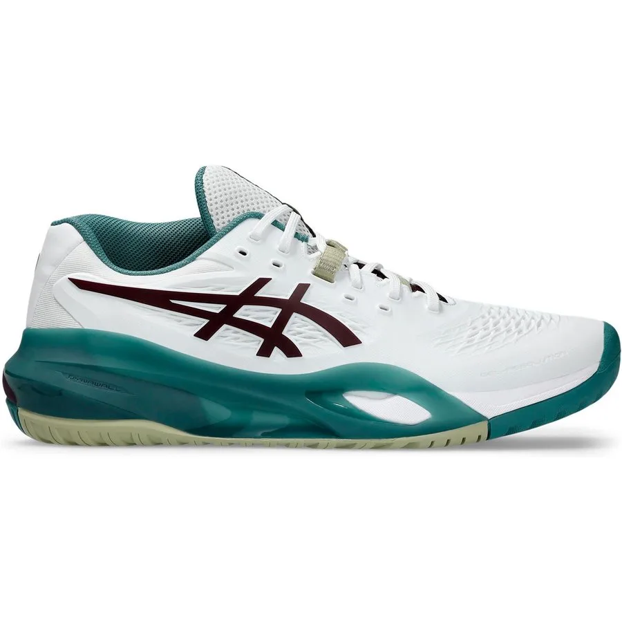 ASICS Gel-Resolution X Allcourtschuh Herren - weiß, petrol